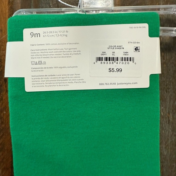 Carter's Green Santa's Little Helper Bodysuit - Picture 2 of 2